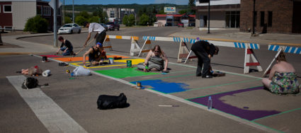 Painting Crosswalk